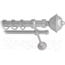 Карниз для штор Lm Decor Империя 168 2р витой 25/16мм (сатин, 3м)