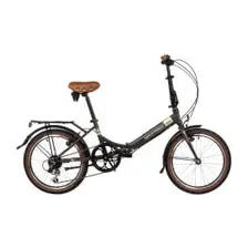 Велосипед NOVATRACK 20" складной, AURORA, коричневый