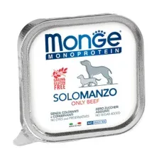 Влажный корм Monge Dog Monoprotein для собак, паштет из говядины, ламистер 150 г