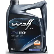 Моторное масло Wolf VitalTech 5W-40 GAS 5л