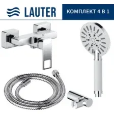 Смеситель Lauter Cascade 21СК9615C с лейкой Relexa Nevada 21S10146