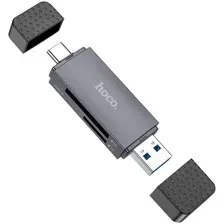 Карт-ридер Hoco HB45 USB-A + Type-C 3.0