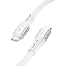 Кабель Borofone BX88, Type-C-Type-C, белый, 1 м