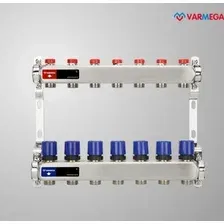 Запорная арматура Varmega Коллекторная группа для отопления ВР 1, на 5 контуров 3/4 EK VM15505