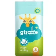 Трусики-подгузники Lovular Giraffe M 6-10 кг 429709 (54 шт)