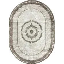 Ковер для жилой комнаты Safyun Eva LZ140-CREAM-VIZON-OVAL (0.8x1.5)