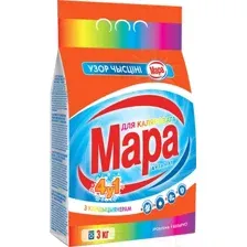 Стиральный порошок Мара Узор Чысцiнi Для цветного 4 в 1 (Автомат, 3кг)