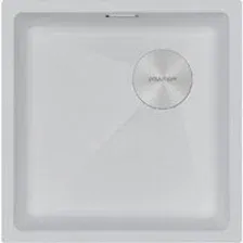 Кухонная мойка Paulmark IT-Granit Lumi 45 Uni-Skew LU45SK-WH (белый)