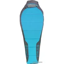 Спальный мешок BTrace Snug S (левая молния, синий/серый)