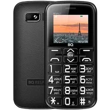 Кнопочный телефон BQ BQ-1851 Respect (черный)