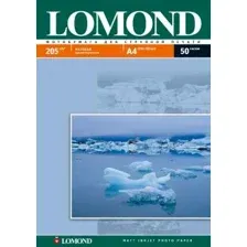 Фотобумага Lomond А4, 205 г/м, 50 л. / 0102085 (матовая)