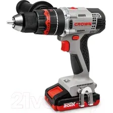 Аккумуляторная дрель-шуруповерт CROWN CT21076HMX-4 BMC