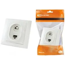 Розетка компьютерная TDM Electric Таймыр SQ1814-0023