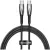 Кабель Baseus Glimmer Series Fast Charging Data Cable USB Type-C - Type-C 100W CADH000701 (1 м, черный)