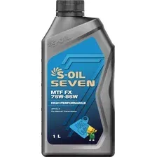 Трансмиссионное масло S-Oil Seven MTF FX GL-4 75W-85W / E107740 (1л)