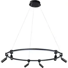 Подвесная люстра Arte Lamp Ring A2186SP-1BK