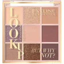 Палетка теней для век Eveline Cosmetics Look Up 1-9 But Why Not? (10г)