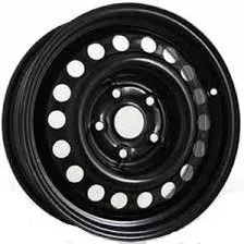 Штампованный диск Eurodisk 43A46R 14x5" 4x100мм DIA 54.1мм ET 46мм Black