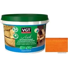 Лак VGT Пропиточный с антисептиком 0.9 кг (тик)