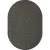 Циновка Merinos Kair S136-OVAL-BLACK-GRAY (1.4х2)