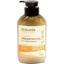  Ecolatier Крем SOS Глубокое питание марула, орех кукуи & пантенол 400 мл