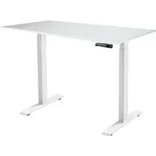 Стол с регулировкой высоты ErgoSmart Manual Desk Compact FR 1200х650х18 мм (ЛДСП альпийский белый/белый)