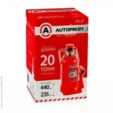 Бутылочный домкрат Autoprofi DG-20 20т