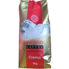 Кофе зерновой SWISSO Crema, 1000г.