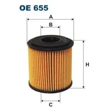 Масляный фильтр Filtron OE655