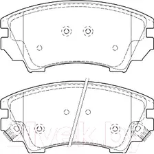Тормозные колодки Valeo 302117