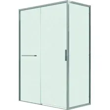 Душевой уголок Grossman Style 130x100x195 120.K33.05.1310.10.02 (хром/стекло шиншилла)