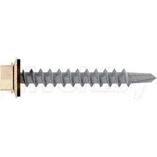 Саморез Starfix Кровельный по металлу 5.5х25 шайба с прокл. PT3 / SMC3-90851-250 (250шт, оцинкованный, RAL 1015 светлая слоновая кость)