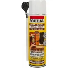 Монтажная пена Soudal Окна-двери 300 мл
