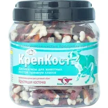 Лакомство для собак Green Qzin кальцевая косточка с уткой, 750 г