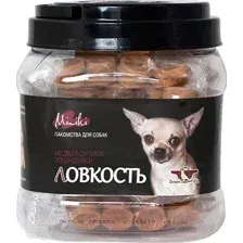 Лакомство для собак Green QZin Миники Ловкость Сушеные медальоны из индейки (360г)