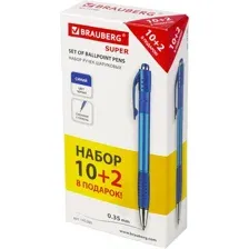 Набор шариковых ручек BRAUBERG Super 143380 (12 шт.)