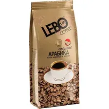 Кофе LEBO Coffee Original Арабика среднеобжаренный зерновой 500г