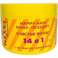 Маска-десерт Nexxt Professional Счастье волос с черной икрой 14 в 1, 500 мл