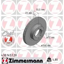 Тормозной диск ZIMMERMANN 430.1457.20 вентилируемый , передняя ось