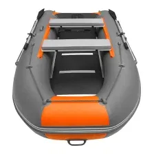 Надувная лодка Roger Boat Hunter Keel 3000 (малокилевая, графит/оранжевый)