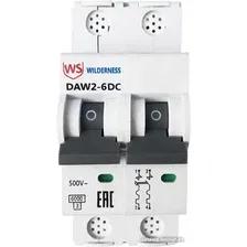 Выключатель автоматический Wilderness DAW2-6DC 2P 16A C 6kA 500В DC DAW2-6DC-2-C016