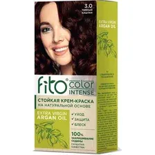 Крем-краска для волос Fito Косметик Fito Color Intense Стойкая 3.0 (115мл, темный каштан)