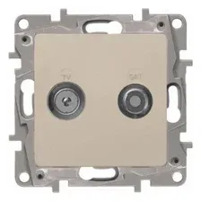 Розетка телевизионная Legrand Etika 672357 (слоновая кость)