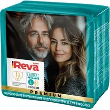 Подгузники-трусы для взрослых Reva Care Premium L (10шт)