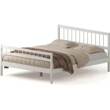 Кровать Домаклево Лето 160x190+В4+Н4 (белый)