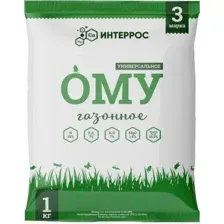Удобрение Интеррос ОМУ Газонное 1 кг