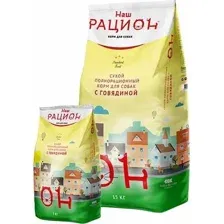 Наш рацион корм для собак (Говядина) 15 кг