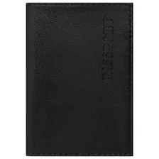 Обложка для паспорта натуральная кожа галант, PASSPORT, черная, BRAUBERG