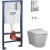 Унитаз подвесной AM.PM Sunny Flashclean C85C1701SC + GROHE Rapid SL 38772001