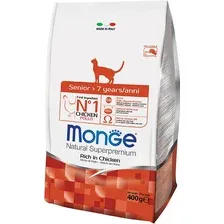 Сухой корм для кошек Monge Senior Rich in Chicken 400 г